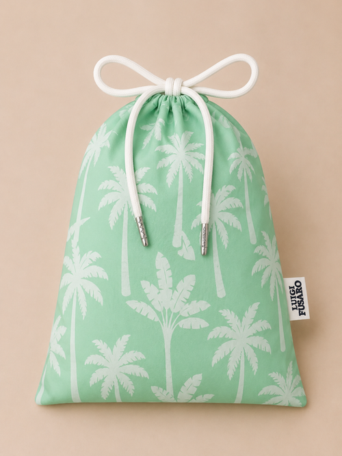 Costume da bagno fantasia palme tropicali |Colore:Verde
