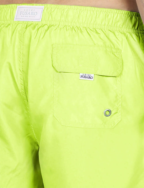 Costume da bagno tinta unita |Colore:Giallo fluo