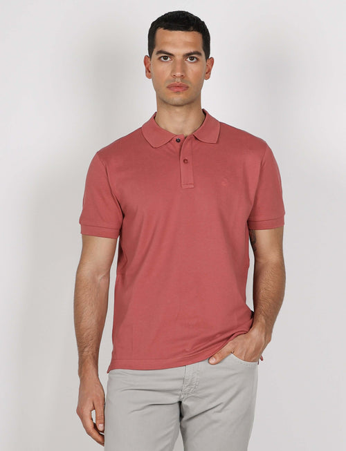 Polo in cotone tinta unita |Colore:Cipria