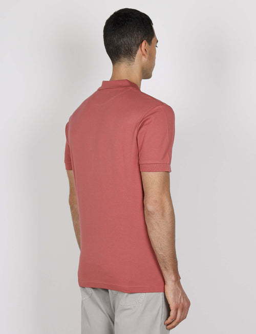 Polo in cotone tinta unita |Colore:Cipria