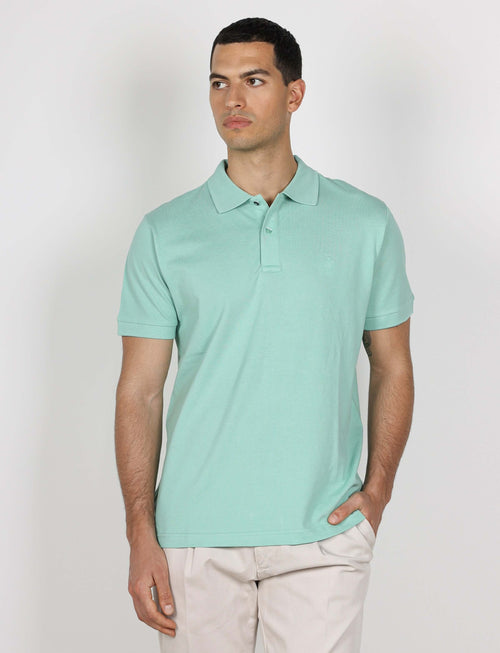 Polo in cotone tinta unita |Colore:Mela