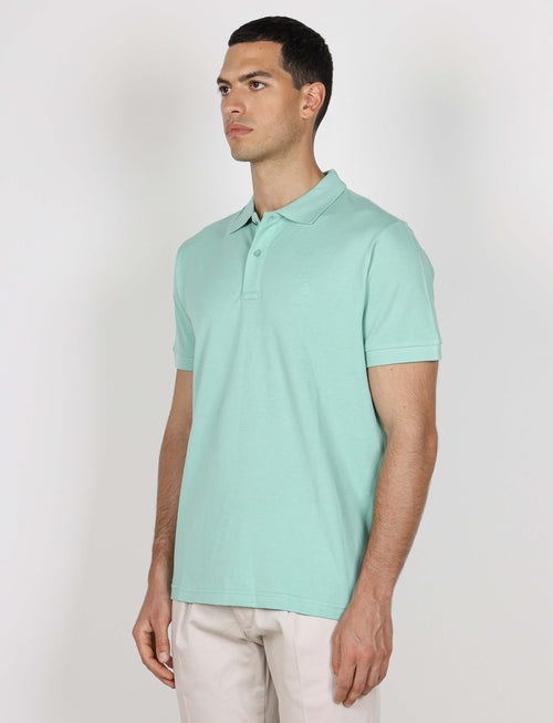 Polo in cotone tinta unita |Colore:Mela