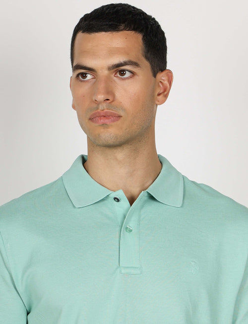 Polo in cotone tinta unita |Colore:Mela