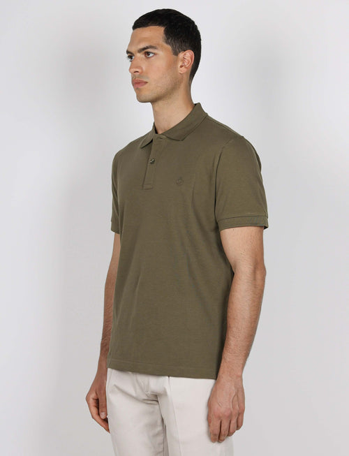 Polo in cotone tinta unita |Colore:Verde