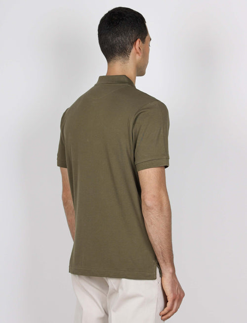 Polo in cotone tinta unita |Colore:Verde
