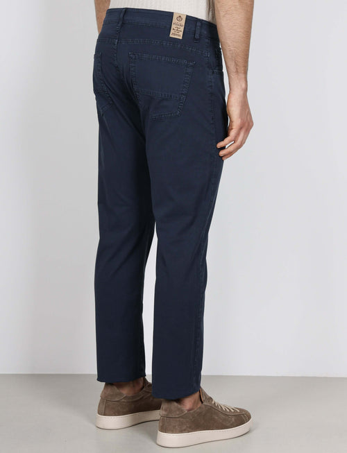 Pantaloni cinque tasche in cotone nido d'ape_Luigi Fusaro
