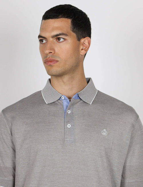 Polo in cotone nido d'ape_Luigi Fusaro