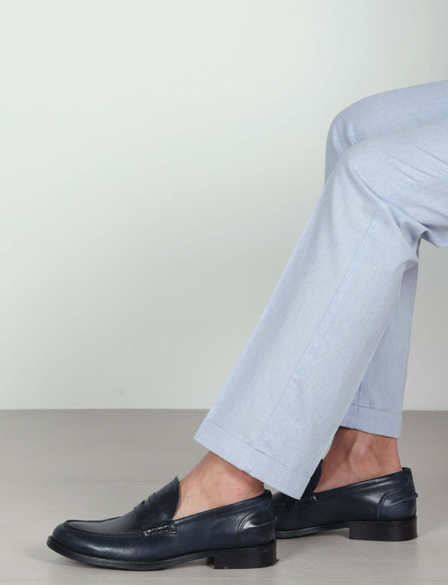 Pantalaccio con coulisse in cotone stretch_Luigi Fusaro