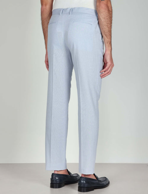 Pantalaccio con coulisse in cotone stretch_Luigi Fusaro