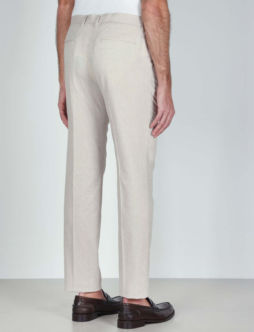 Pantalaccio con coulisse in cotone stretch_Luigi Fusaro