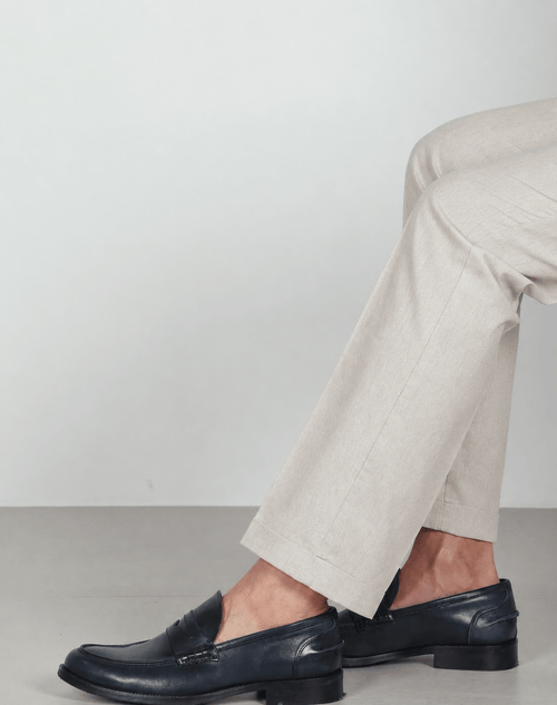 Pantalaccio con coulisse in cotone stretch_Luigi Fusaro