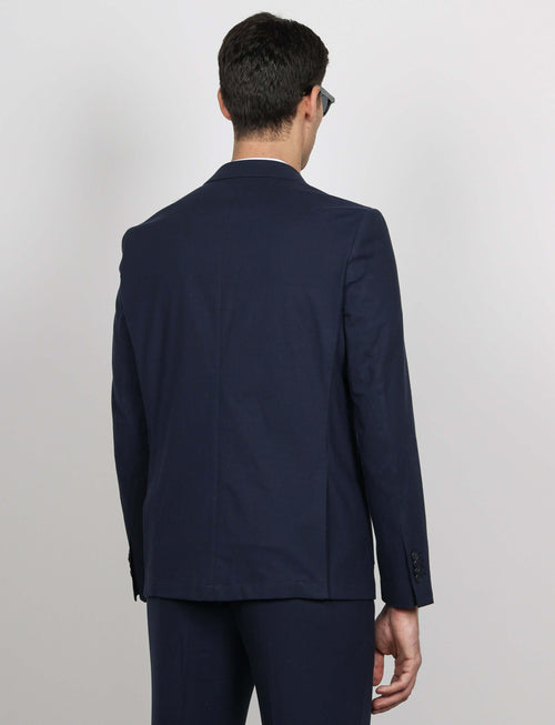 Giacca tinta unita in cotone stretch Drop 7_Luigi Fusaro