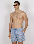 Costume da bagno fantasia geometrica celeste_Luigi Fusaro