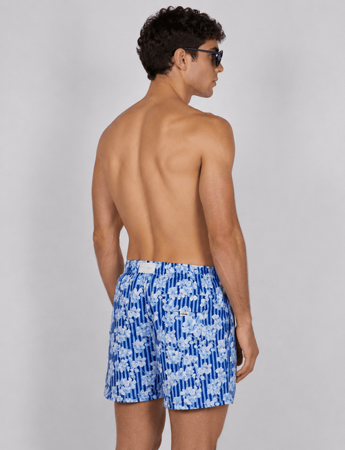 Costume da bagno margherite e righe_Luigi Fusaro