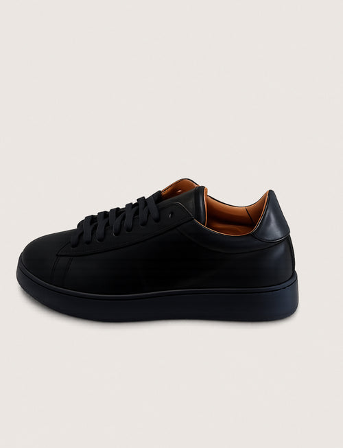 Sneakers in pelle nappa |Colore:Blu