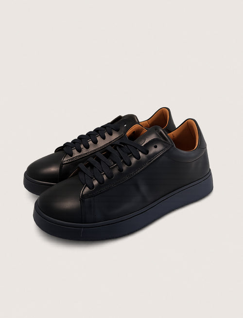 Sneakers in pelle nappa |Colore:Blu