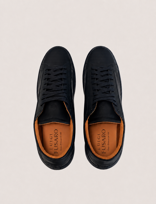 Sneakers in pelle nappa |Colore:Blu