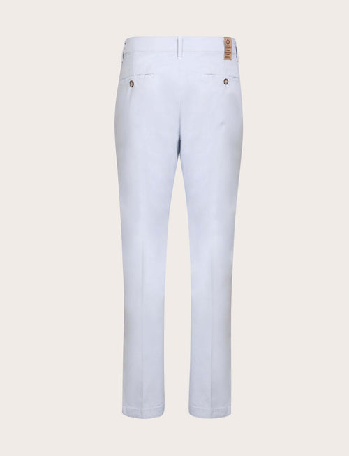 Pantaloni chino in cotone elasticizzato |Colore:Polvere