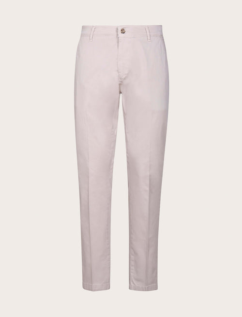 Pantaloni chino in cotone elasticizzato |Colore:Beige