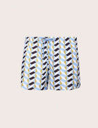 Costume da bagno fantasia geometrica celeste_luigi fusaro