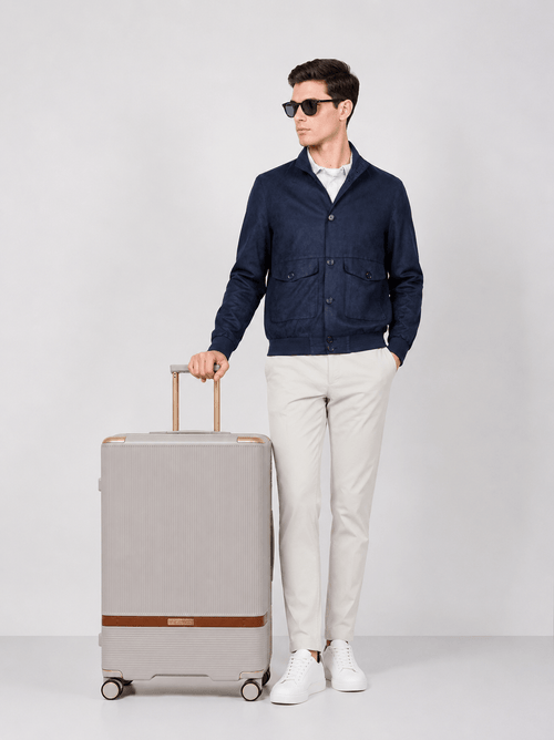 Trolley grande 77 cm 4 ruote |Colore:Grigio