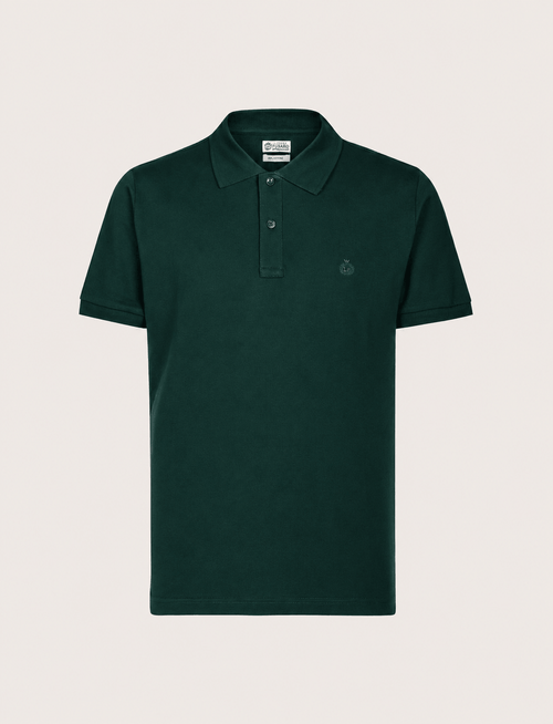 Polo in cotone tinta unita |Colore:Verde inglese