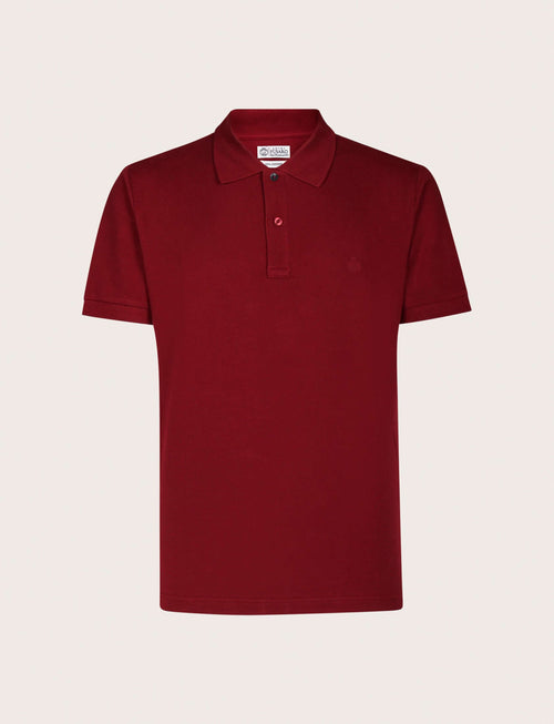 Polo in cotone tinta unita |Colore:Bordo