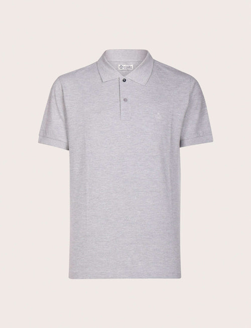 Polo in cotone tinta unita |Colore:Grigio mel.