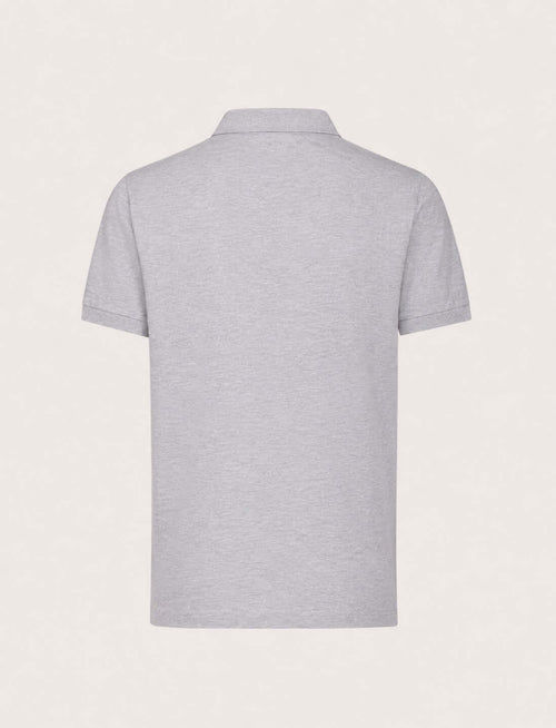 Polo in cotone tinta unita |Colore:Grigio mel.