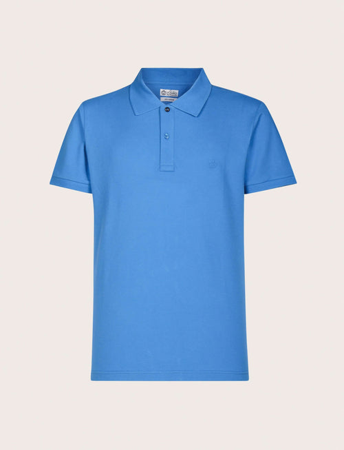 Polo in cotone tinta unita |Colore:Azzurro