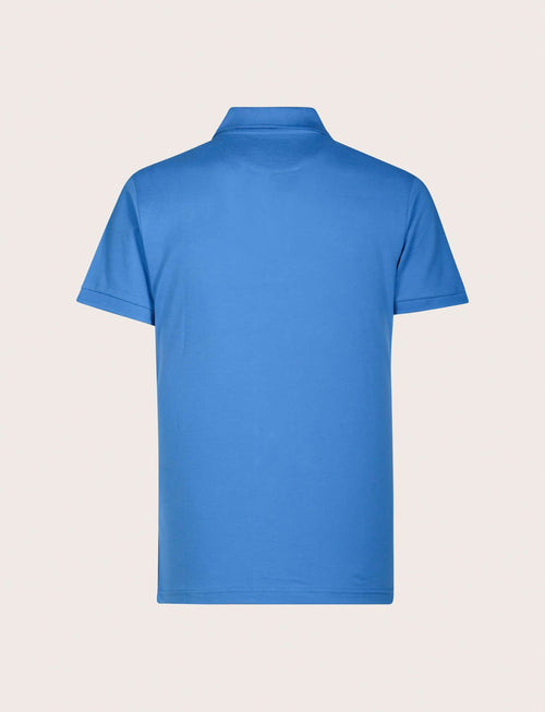 Polo in cotone tinta unita |Colore:Azzurro