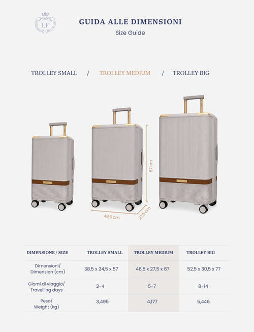 Trolley medio 67 cm 4 ruote_luigi fusaro