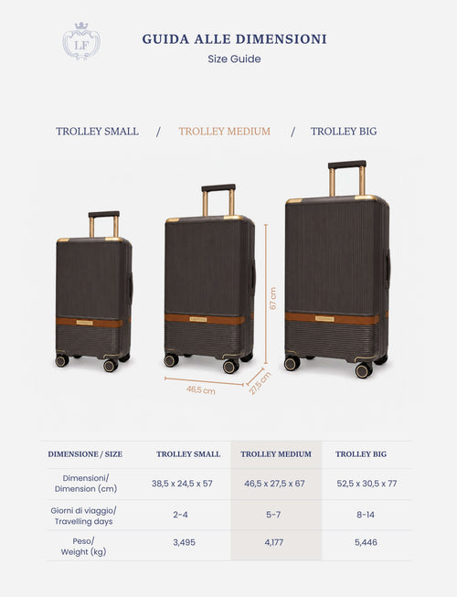 Trolley medio 67 cm 4 ruote_luigi fusaro