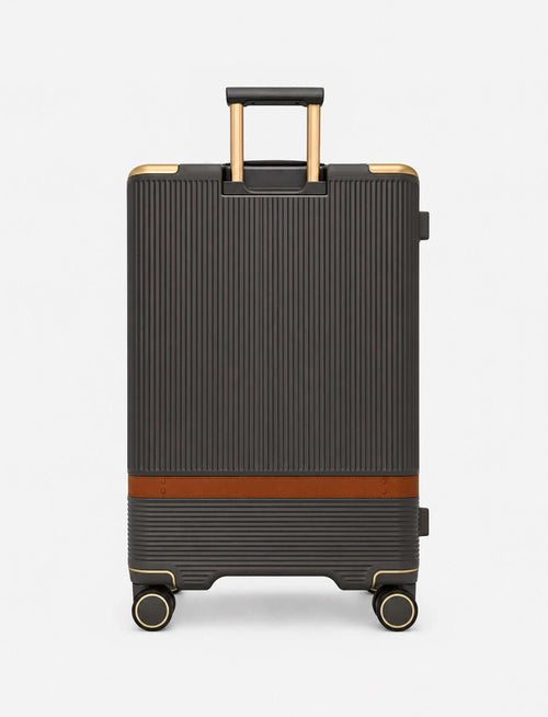 Trolley cabina rigido 57 cm 4 ruote |Colore:Marrone