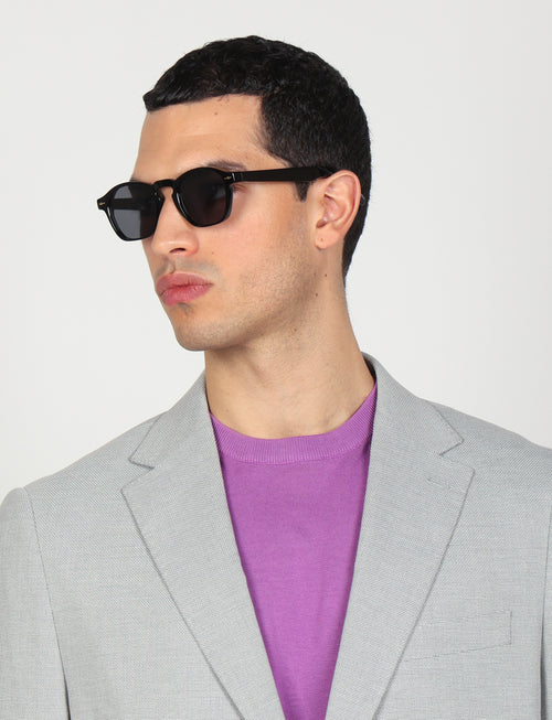 Giacca in tessuto nido d'ape |Colore:Perla