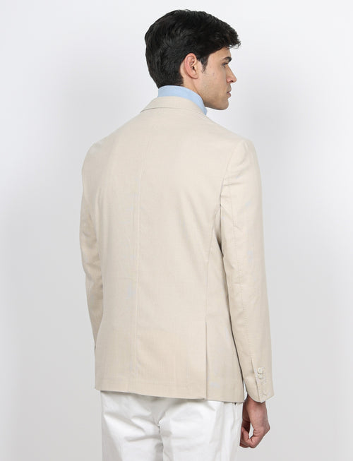 Giacca in tessuto nido d'ape |Colore:Beige