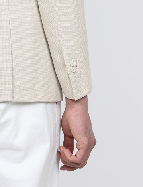 Giacca in tessuto nido d'ape |Colore:Beige