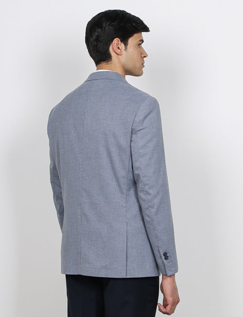 Giacca in tessuto nido d'ape |Colore:Blu