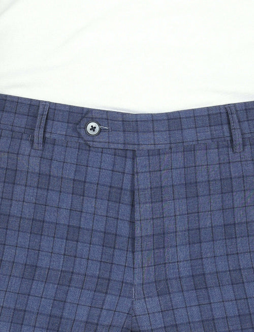 Pantaloni fantasia check Luigi Fusaro