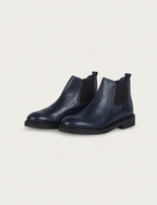 Stivaletto Chelsea in pelle con fondo in gomma Luigi Fusaro