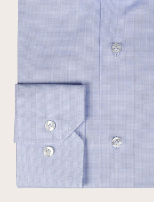 Camicia in cotone principe di galles Luigi Fusaro