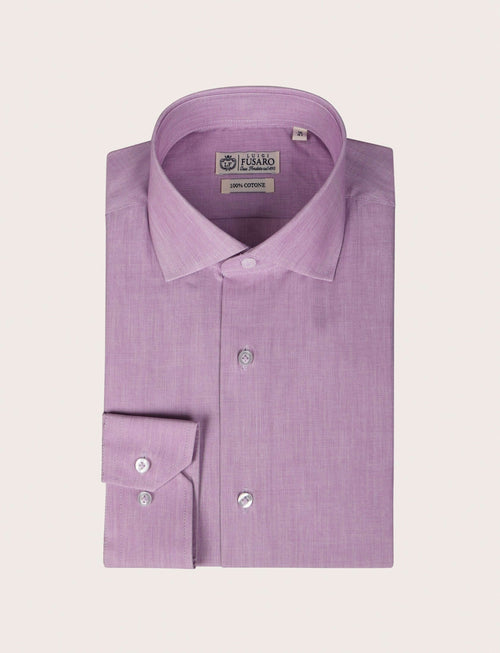 Camicia in 100% cotone fil a fil Luigi Fusaro