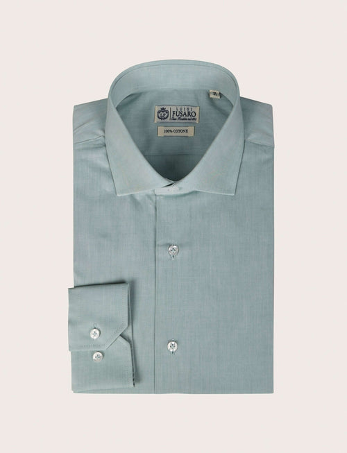 Camicia in cotone twill Luigi Fusaro