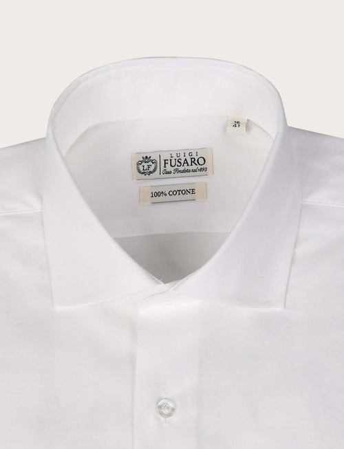 Camicia classica in cotone fil a fil Luigi Fusaro