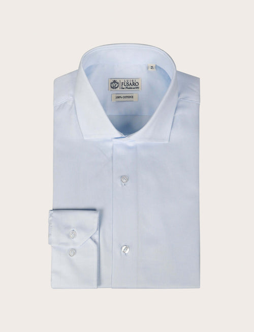 Camicia classica in cotone fil a fil Luigi Fusaro