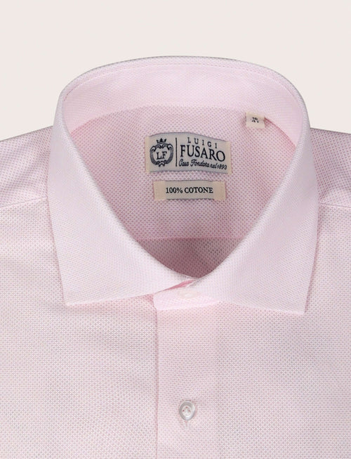 Camicia in cotone giro inglese Luigi Fusaro