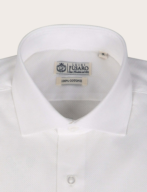 Camicia in cotone giro inglese Luigi Fusaro