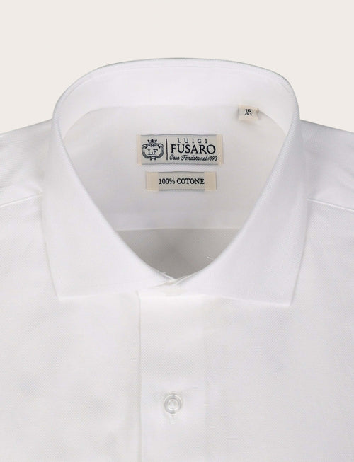Camicia in cotone operato Luigi Fusaro