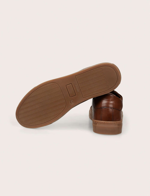 Sneakers in pelle crust Luigi Fusaro