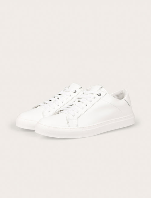 Sneakers in pelle crust |Colore:Bianco